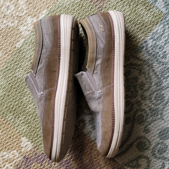 Skechers Landen - Stellar Slip on loafer in brown. - Picture 8 of 11